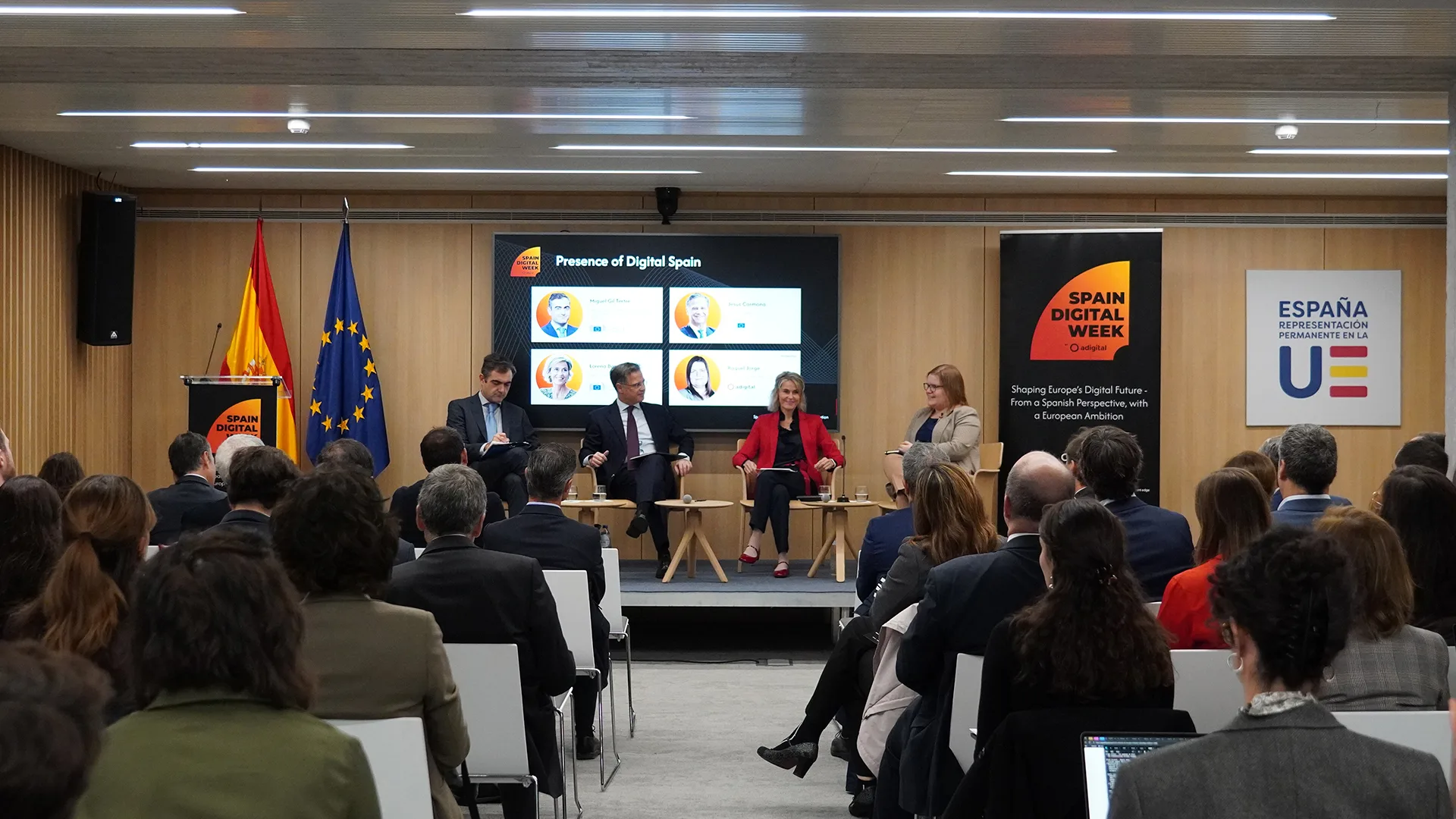 Adigital lleva la agenda digital española a Bruselas y reúne a altos cargos institucionales y empresas durante Spain Digital Week