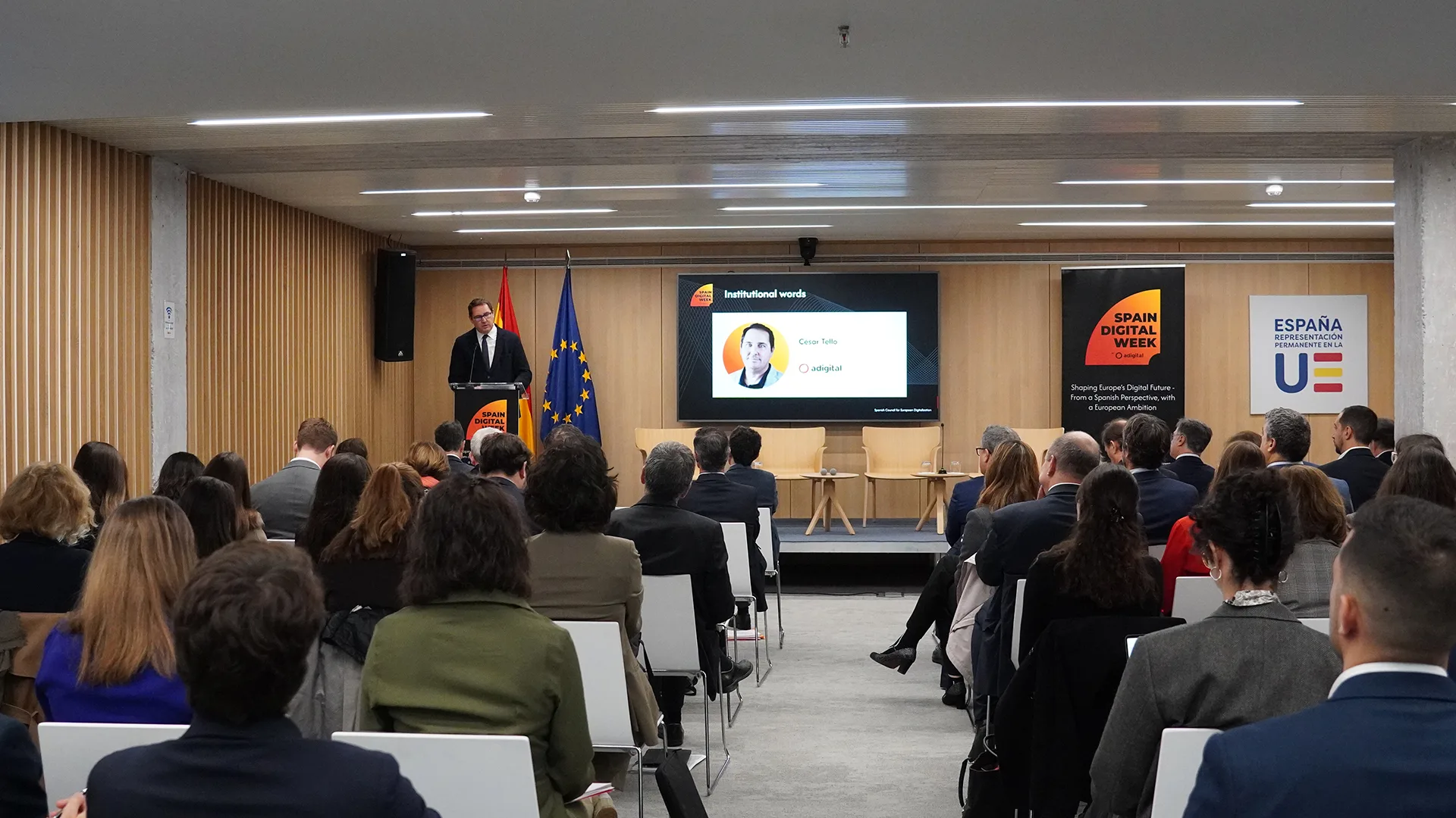Adigital lleva la agenda digital española a Bruselas y reúne a altos cargos institucionales y empresas durante Spain Digital Week