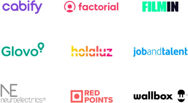 Logos de las empresas fundadoras de EsTech